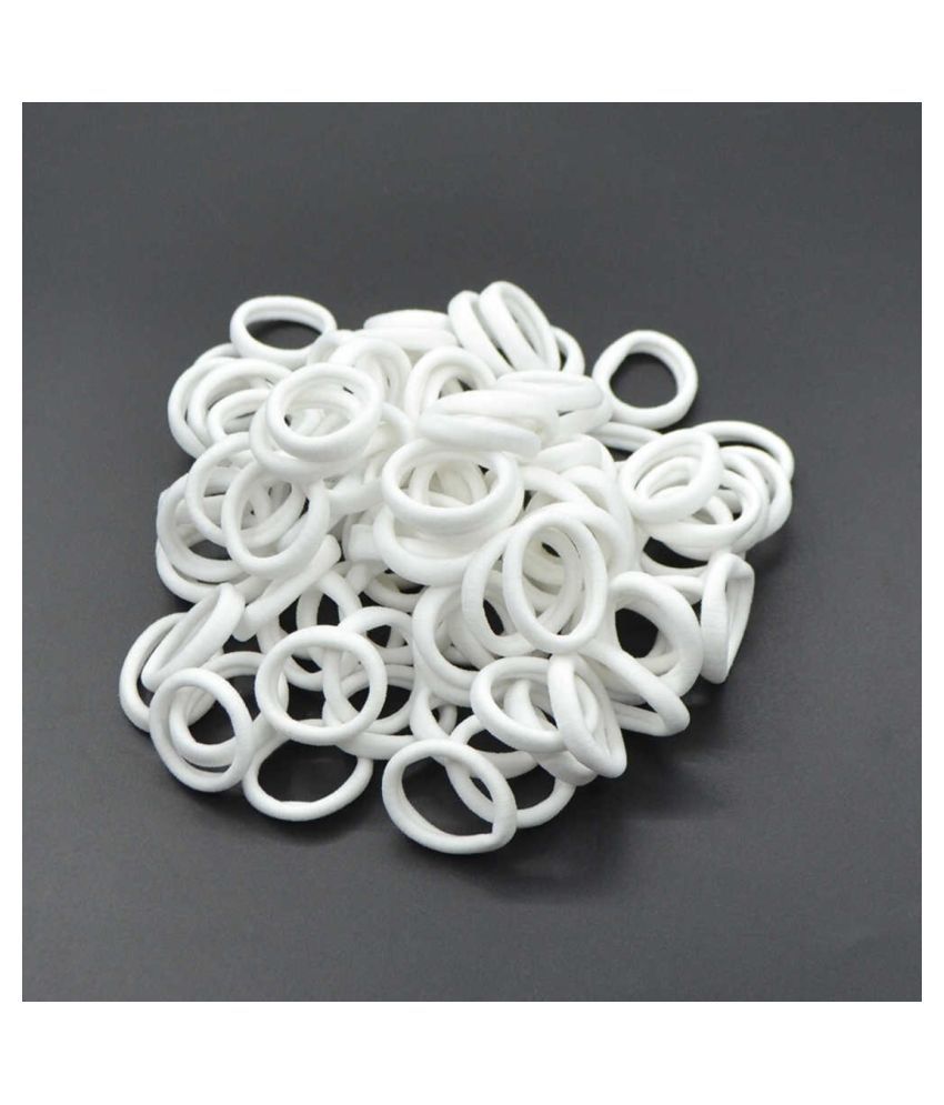 MAGICBOXCREATIONS White Casual Rubber Band: Buy Online at Low Price in ...