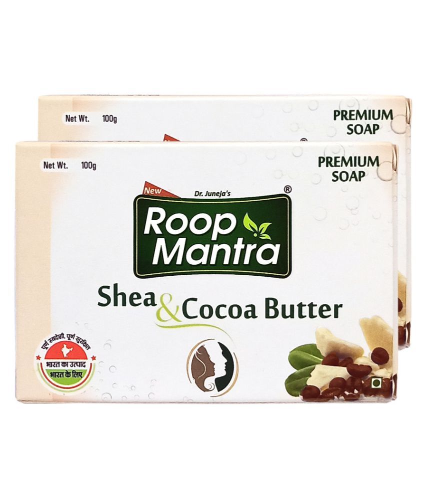 Roop Mantra Shea & Cocoa Butter Soap 100 g Pack of 2