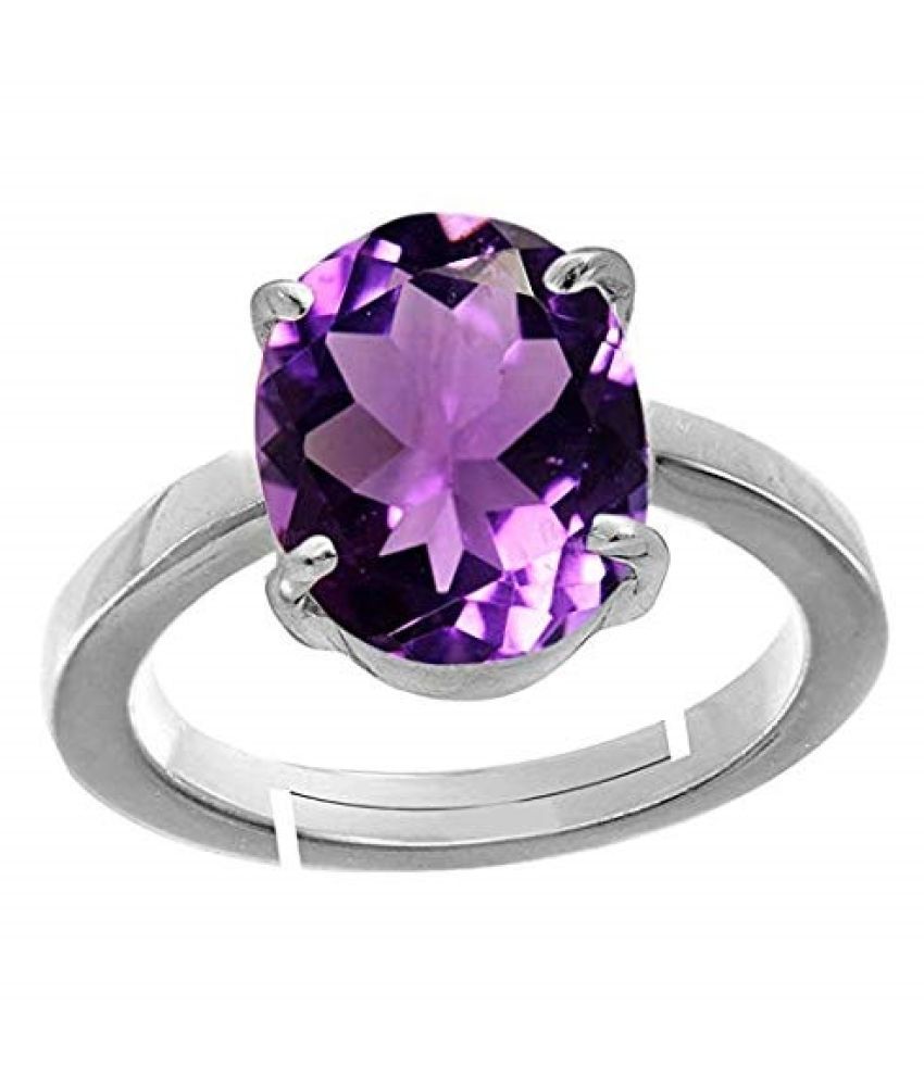 9 5 Carat Blue Amethyst Moti Ring With Lab Report Silver Amethyst Stone By Kundli Gems Buy 9 5 Carat Blue Amethyst Moti Ring With Lab Report Silver Amethyst Stone By Kundli Gems Online
