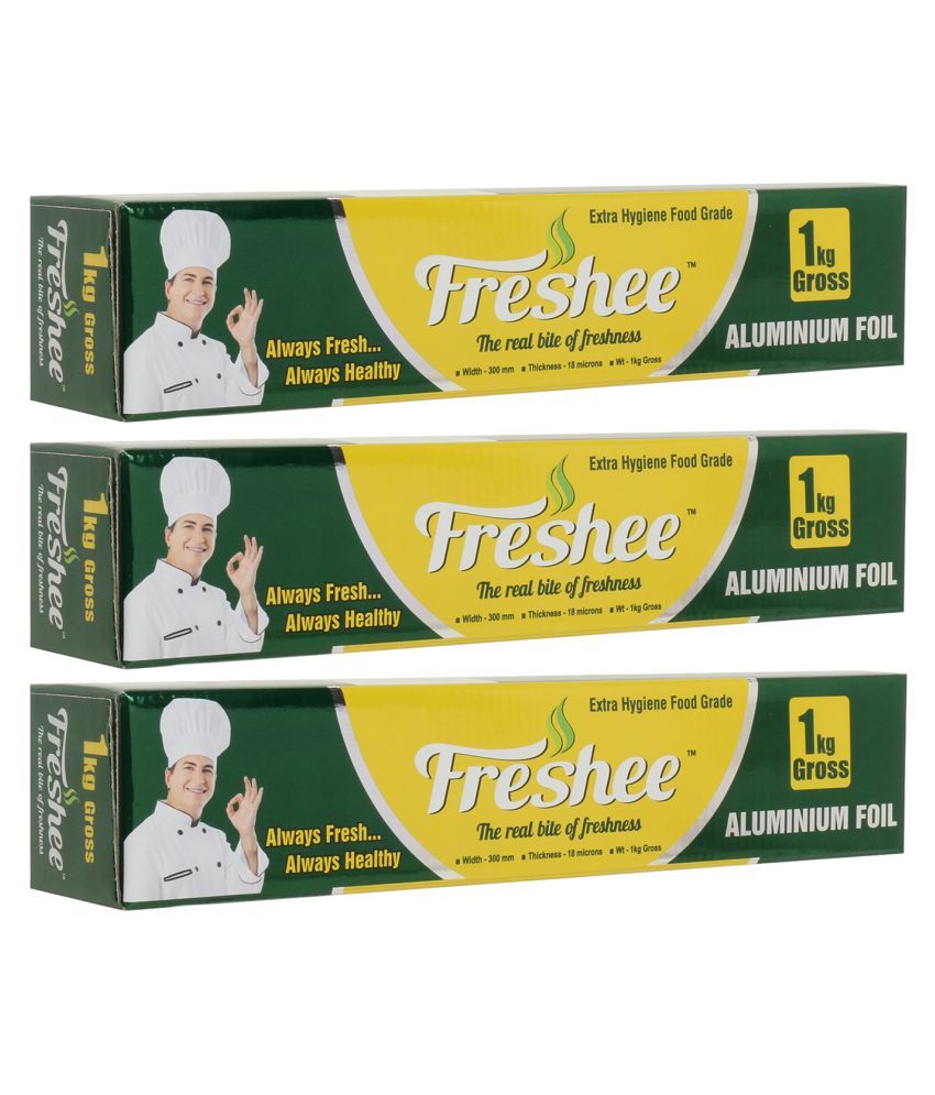     			Freshee 1kg Gross Aluminium Foil Paper Pack of 3