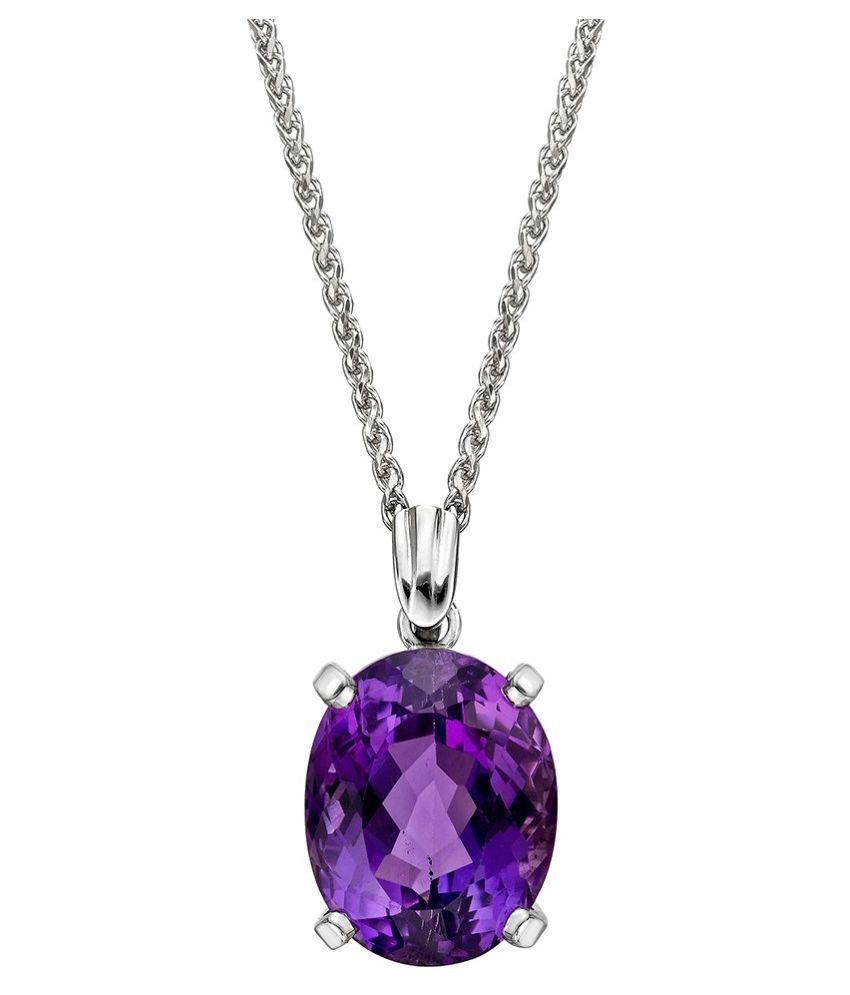 5 carat amethyst pendant