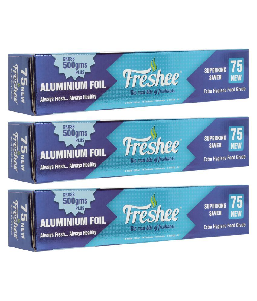     			Freshee 28m Aluminium Foil Paper Pack of 3