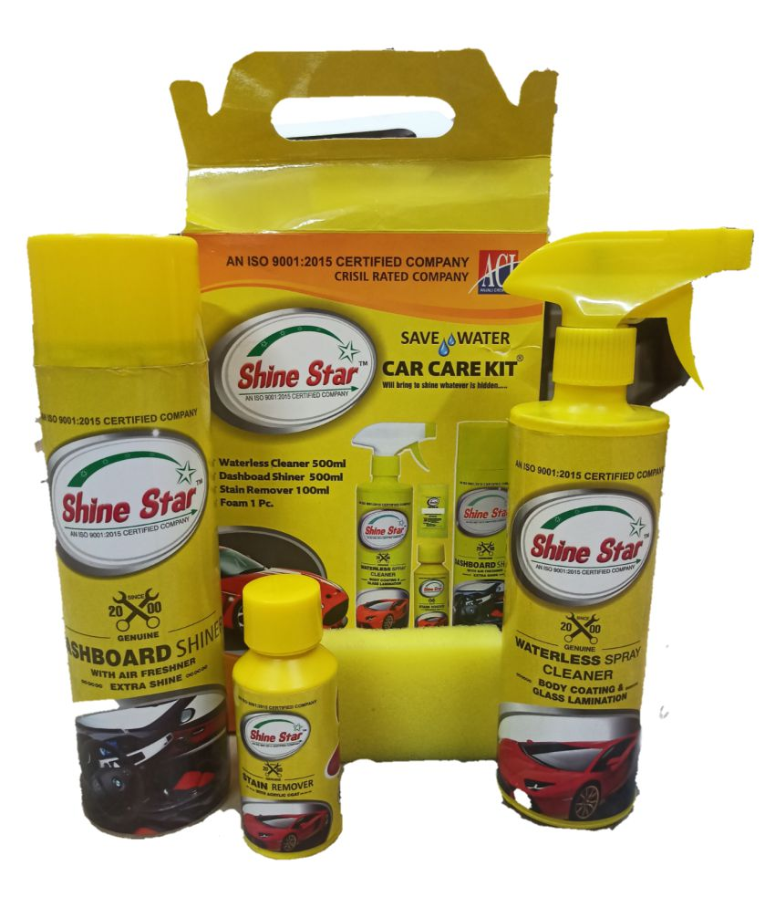 RGW CAR CARE KIT DASHBOARD SHINE WITH AIR FRESHNER +500 ML.WATERLESS