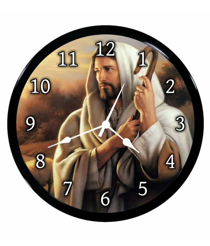 Babawill Circular Analog Wall Clock Jesus New 01 ( 3 x 28 cm ) Buy