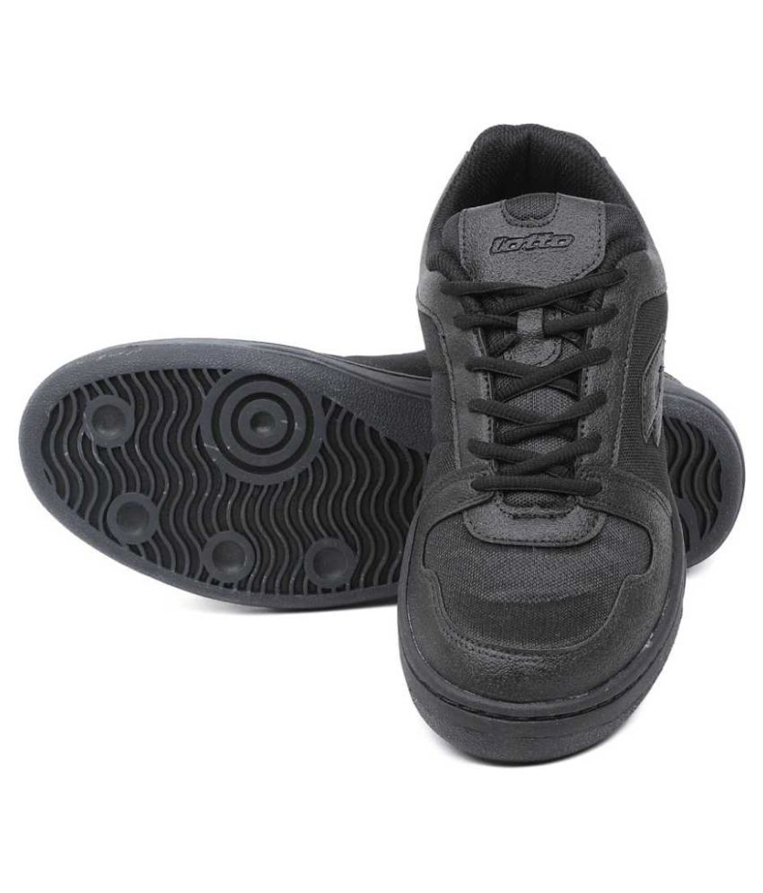 lotto ace black shoes