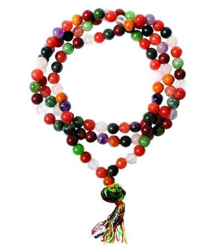 Navratan Stone Mala Natural 9 Gems Mala Asrological & Certified Gems ...