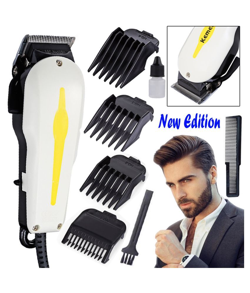 Professional Men Electric 12W Corded Trimmer Waterproof Beard Mustache Clipper Casual Gift Set