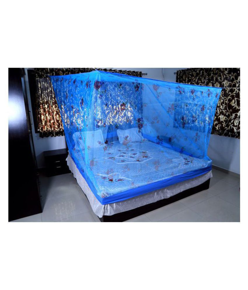     			Riddhi Mosquito Net Double Cream Floral Mosquito Net
