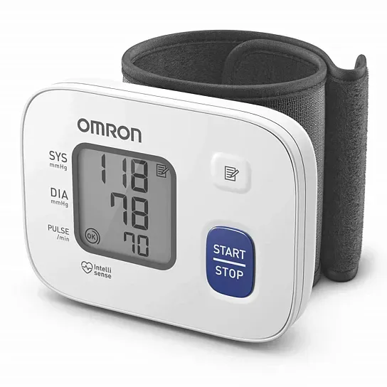 Omron HEM 7143T1A Digital Bluetooth Blood Pressure Monitor with Cuff  Wrapping Guide & Intellisense Technology For Most Accurate Measurement  (Adapter