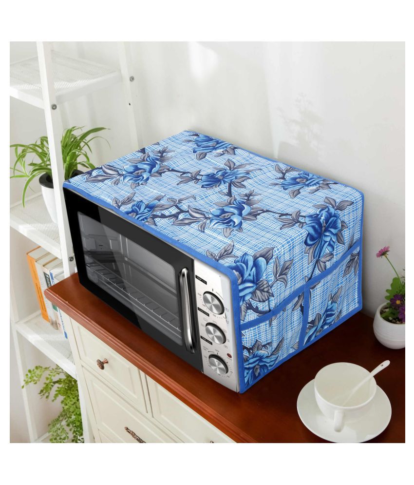     			E-Retailer Single Polyester Blue Microwave Oven Cover - 23-25L