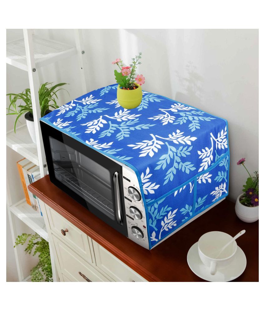     			E-Retailer Single Polyester Blue Microwave Oven Cover - 23-25L