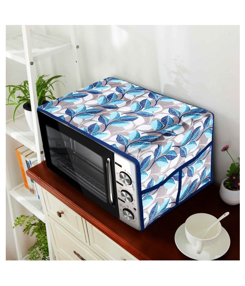     			E-Retailer Single Polyester Blue Microwave Oven Cover - 26-28L