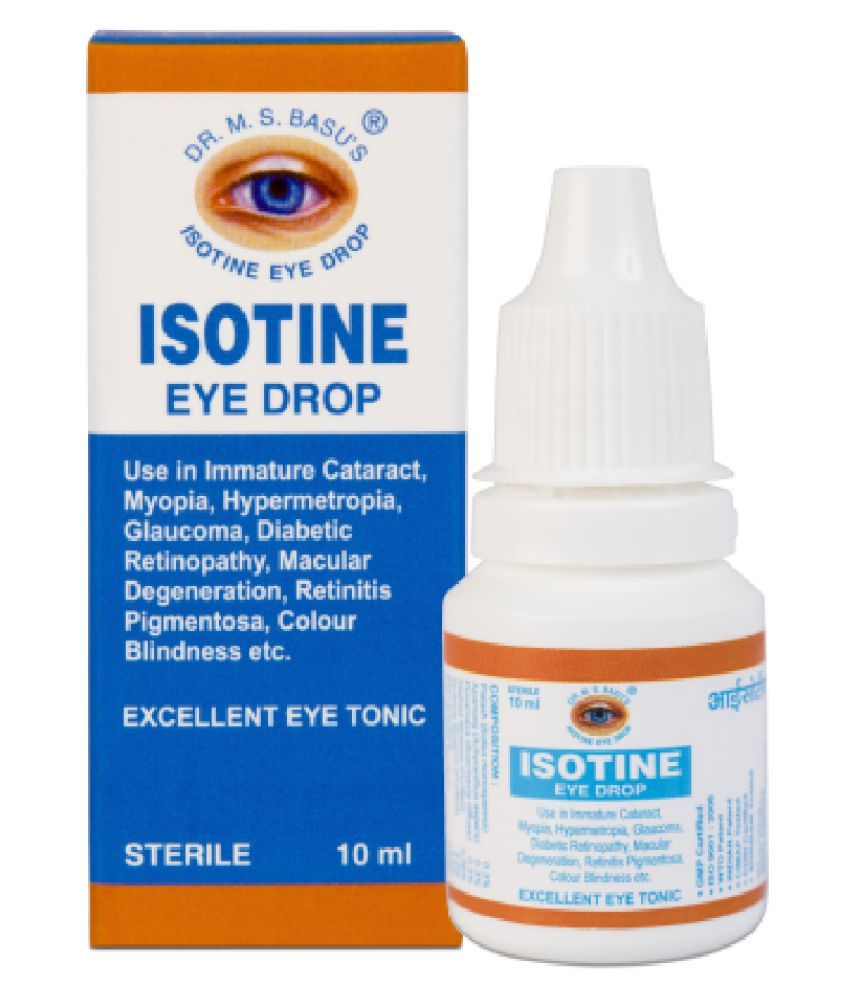 Isotine Isotine Eye Drops Liquid 10 ml Pack Of 6: Buy Isotine Isotine