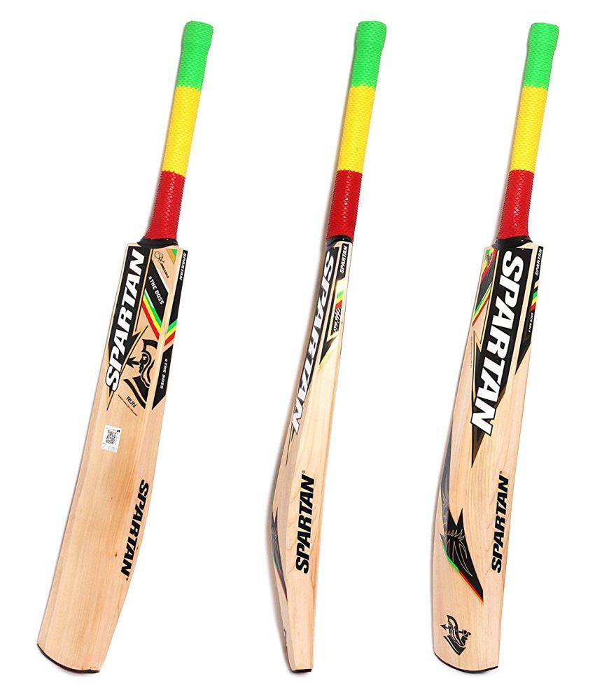 CHRIS GAYLE CG RUN English Willow Cricket Bat Size: Short Handle, Leather Ball
