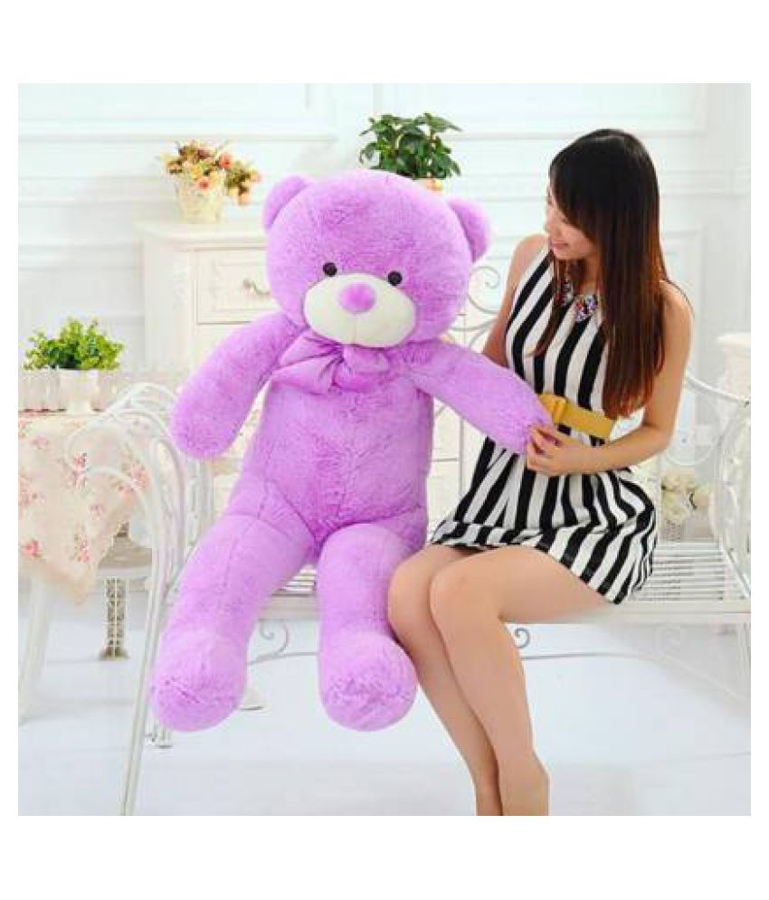 purple teddy bear 5 feet