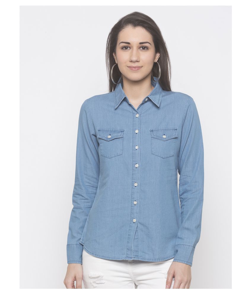 Globus Cotton Shirt Style - Blue - Buy Globus Cotton Shirt Style - Blue ...