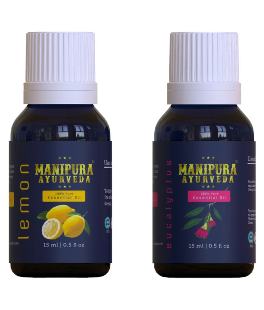 Manipura Ayurveda Lemon & Eucalyptus Essential Oil 30 mL