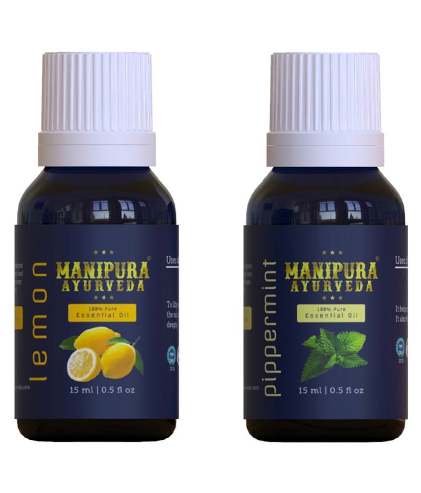Manipura Ayurveda Lemon & pippermint Essential Oil 30 mL