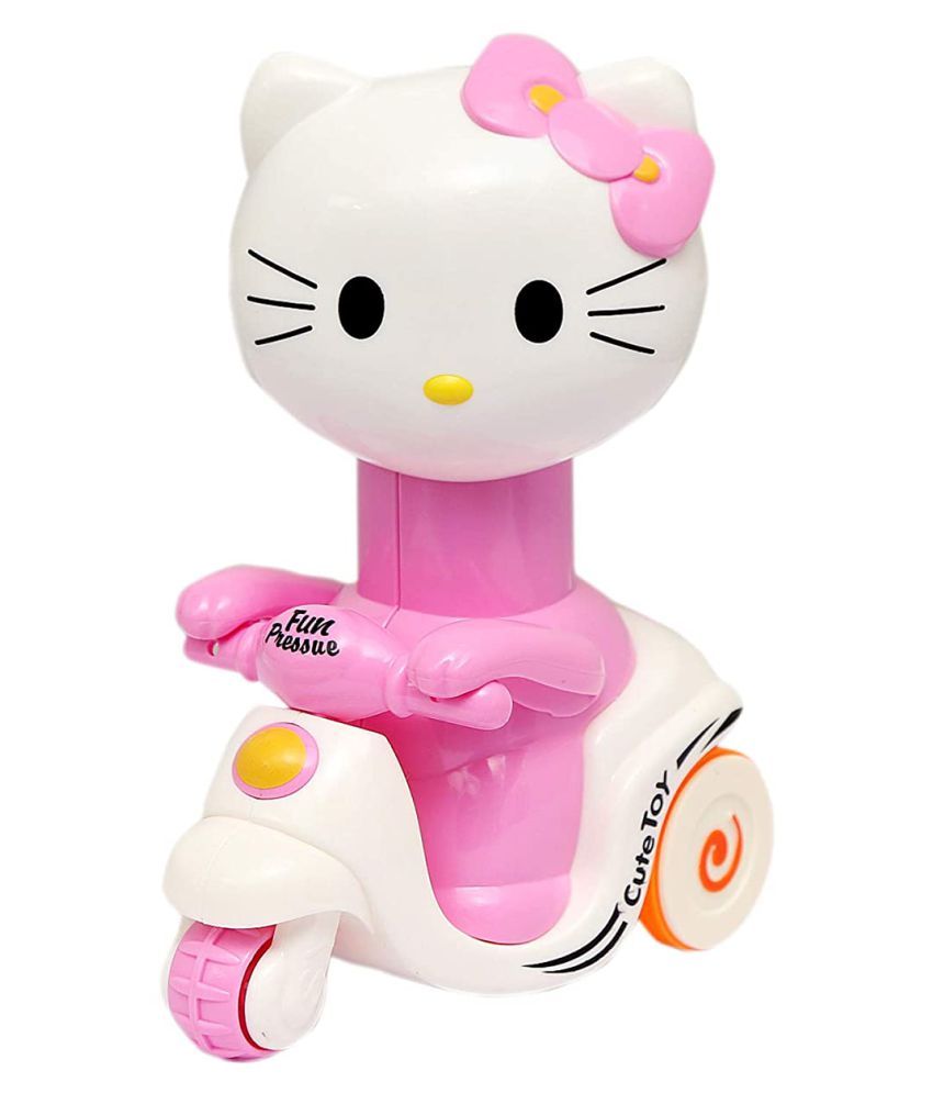 Friction Powered Hello Kitty and car Toys for Kids, Push and Pull Toys ...