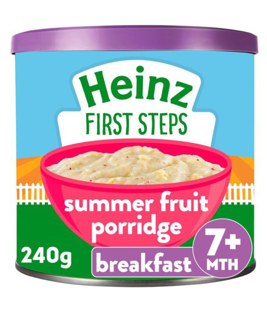 HEINZ BABY CEREAL SUMMER FRUIT PORRIDGE Infant Cereal for 6 Months + ( 240 gm )