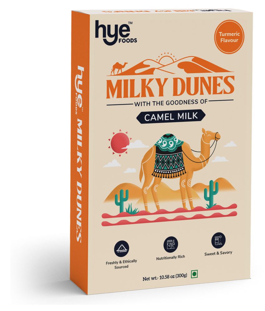     			HYE FOODS Milky Dunes | Made Out of Camel Milk | Turmeric Flavoured Milk 300 g