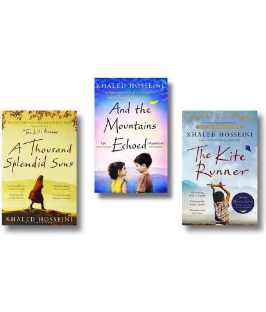     			Khaled Hosseini Combo Of Three Book : And The Mountain Echoed + A Thousand Splendid Suns + The Kite Runner | Set Of Three Books (Paperback, Hosseini