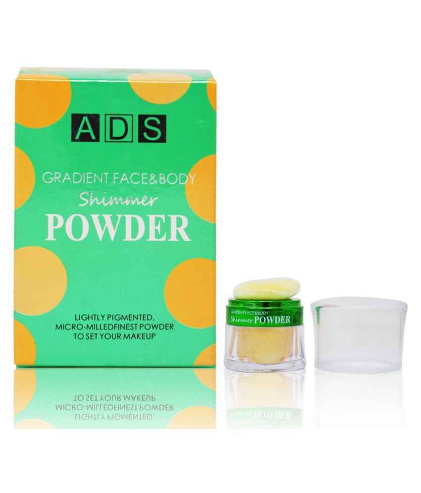     			ADS Gradient Face & Body Shimmer Powder, (A8667-01), Bright Gold, 9.5g With Lilium Hand Cleanser