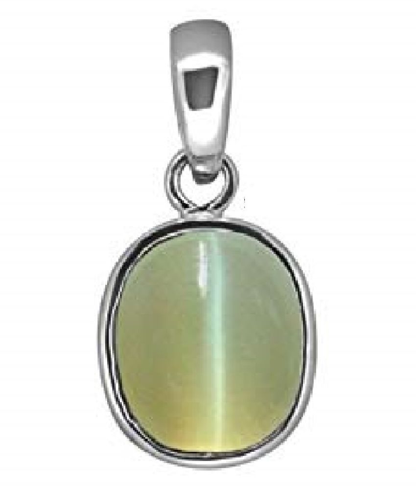 Kundli Gems Cats eye 6 carat Stone Pendant Natural Cats Eye stone