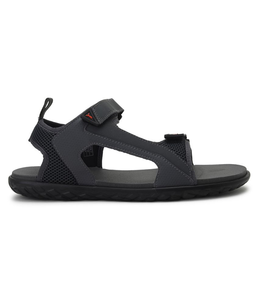 Puma Gray Synthetic Leather Sandals - Buy Puma Gray Synthetic Leather ...