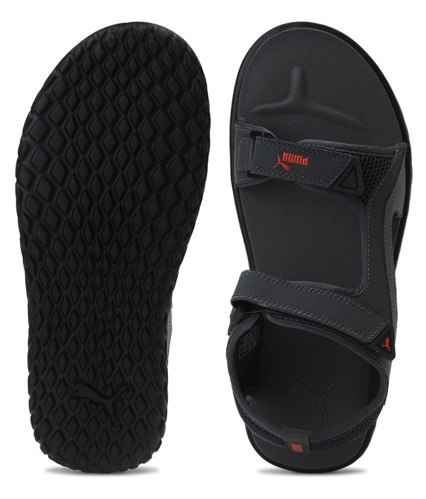 puma men grey sports sandals