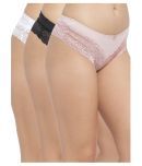 N-Gal Pack of 3 Polyester Women's Briefs ( Multi Color )