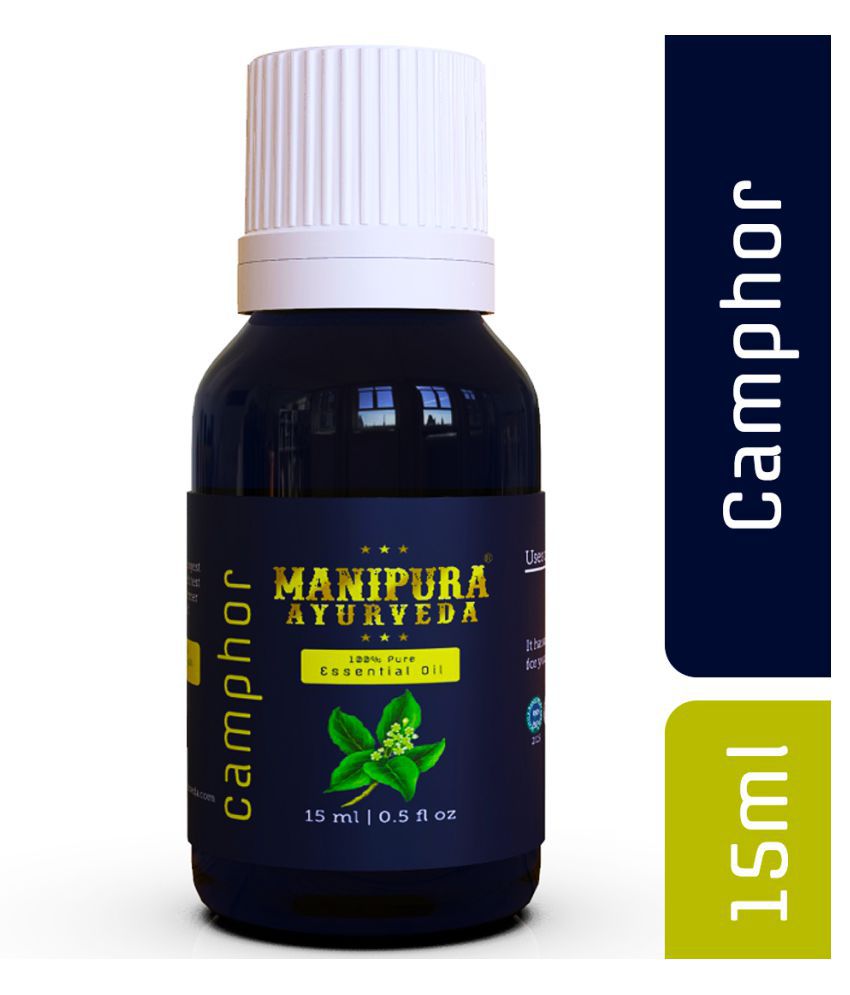 Manipura Ayurveda 100% Pure Camphor Essential Oil 15 mL