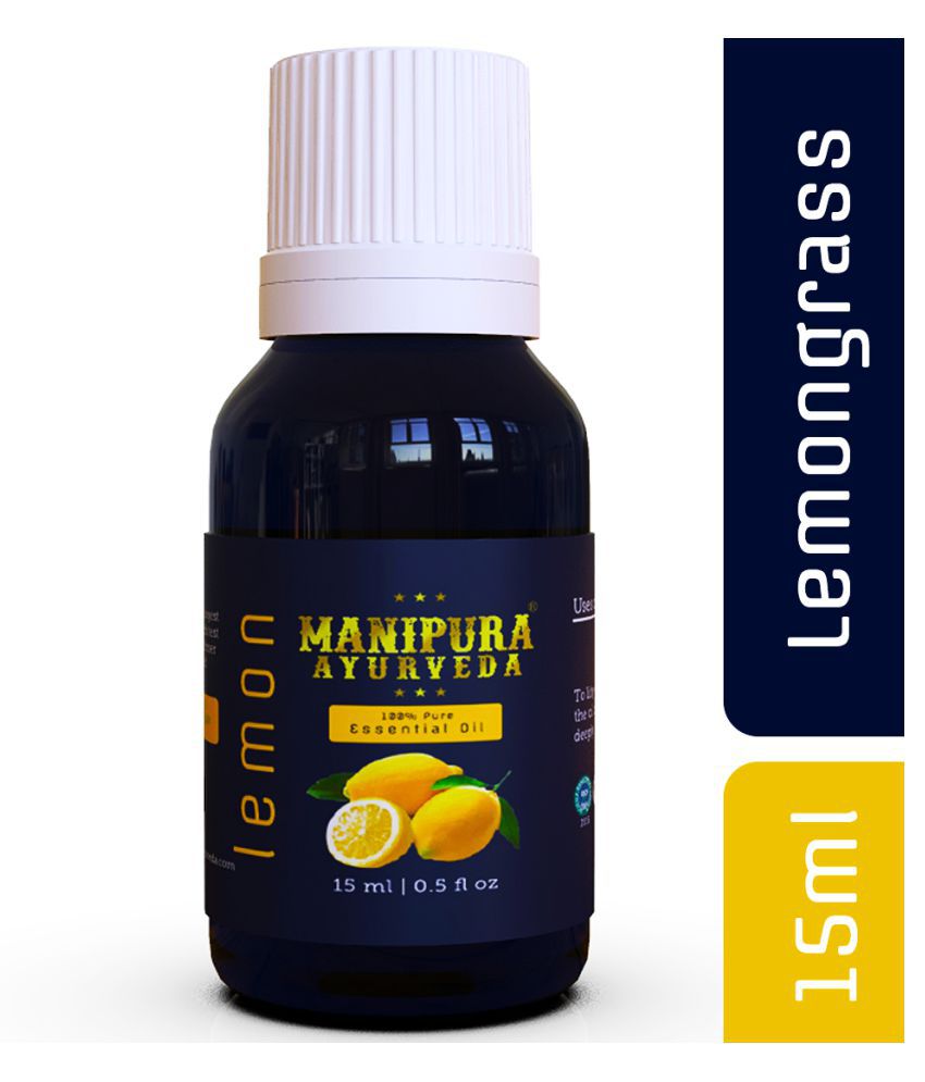 Manipura Ayurveda 100% Pure Lemon Essential Oil 15 mL