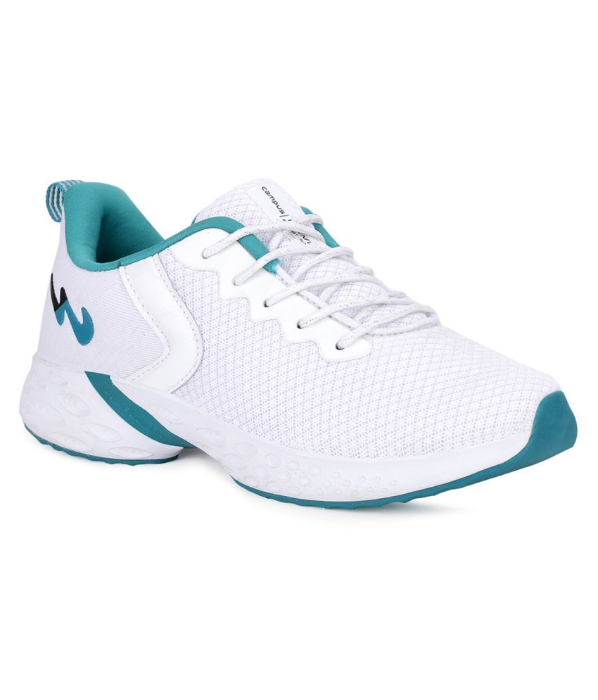 campus white sports shoes