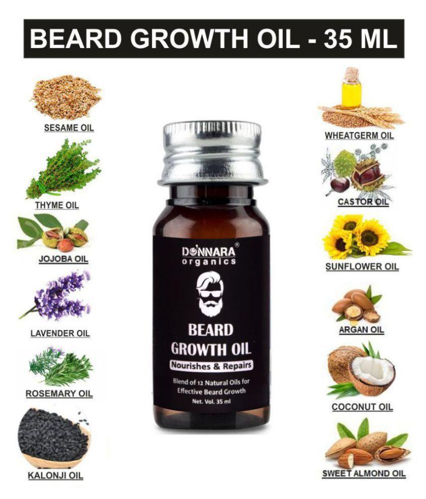     			Donnara Organics Beard Oil 35 ml