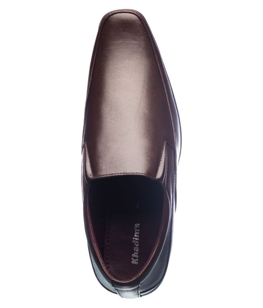 khadims leather formal shoes