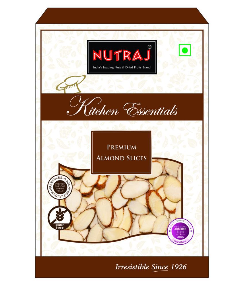 Nutraj Kitchen Essential Premium Almond Slices 200g 200 gm