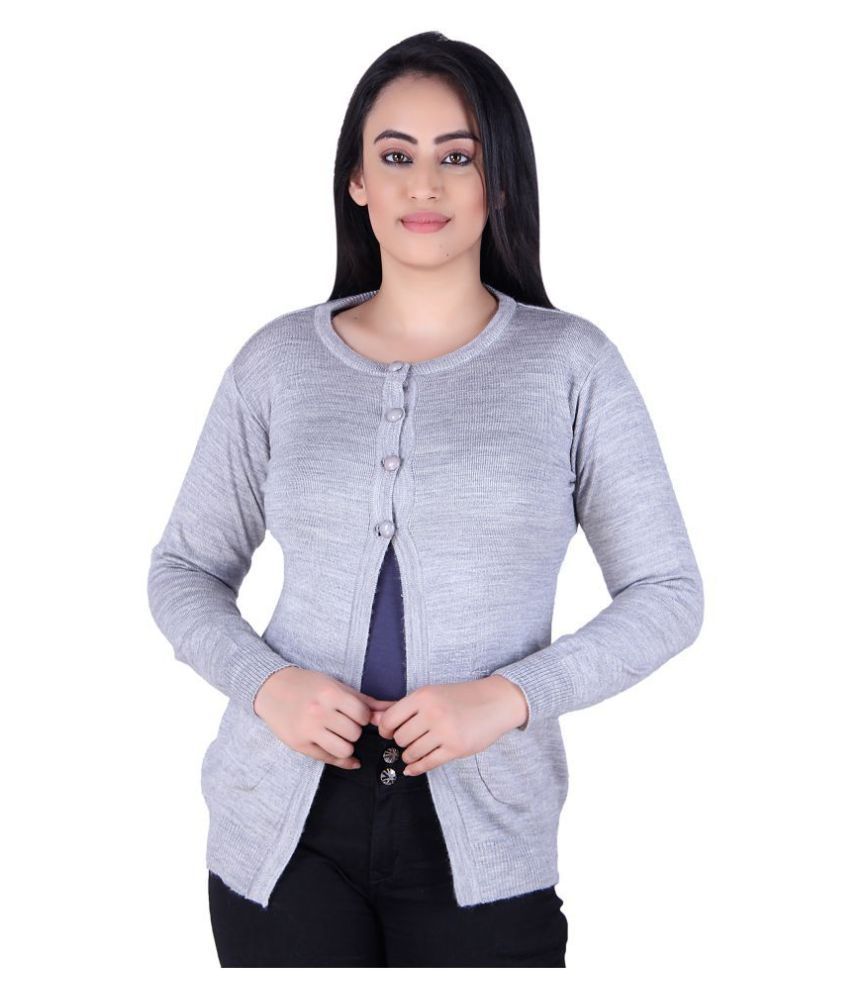     			Ogarti Acrylic Shrugs - Grey