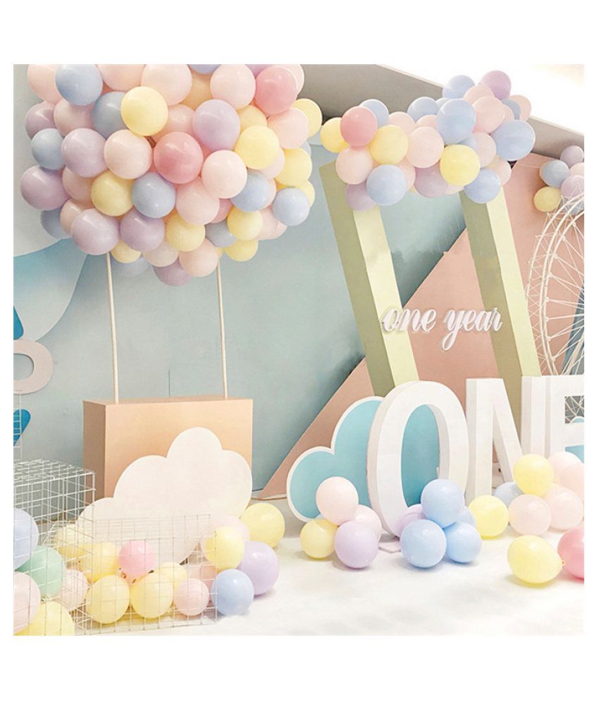     			Pixelfox Mix1 Happy Birthday Candy Balloons (Pack of 50)