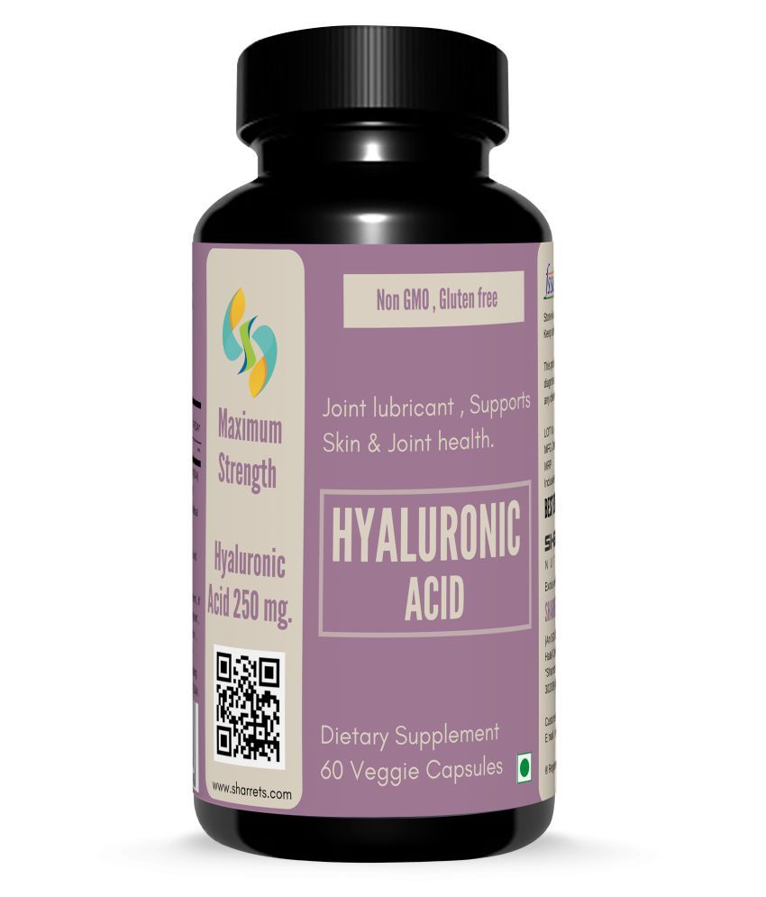SHARRETS NUTRITIONS Hyaluronic acid supplements for joints 250mg 60 no