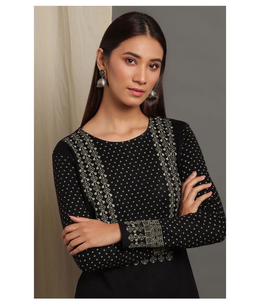 janasya black kurti