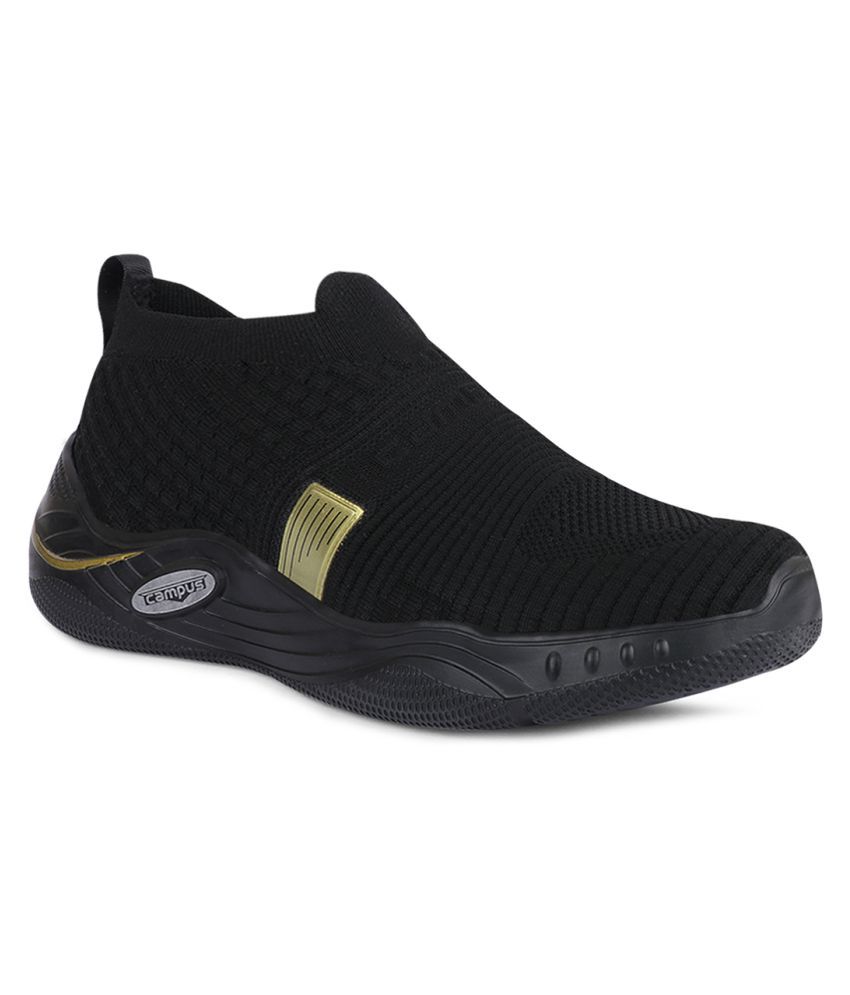 campus black shoes without laces