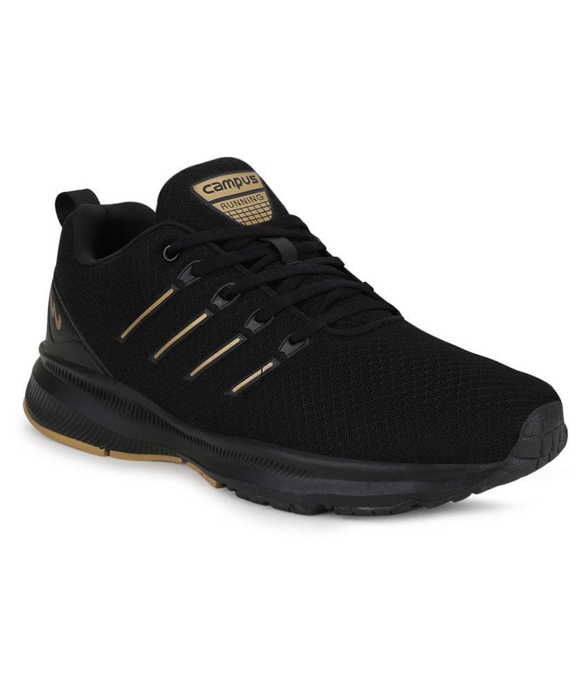 Campus VACUM Black Running Shoes - Buy 