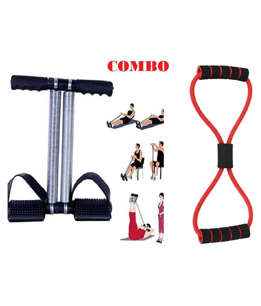 Tummy Trimmer Resistance Chest Expander Combo Fitness Abs Workout Exercise Home Gym Equipment For Men Women Buy Online At Best Price On Snapdeal