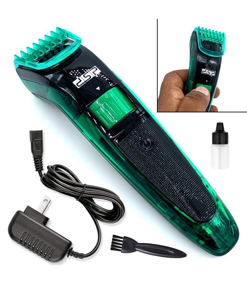 KM Rechargeable Waterproof Cordless Beard Mustache Trimmer Hair Clipper