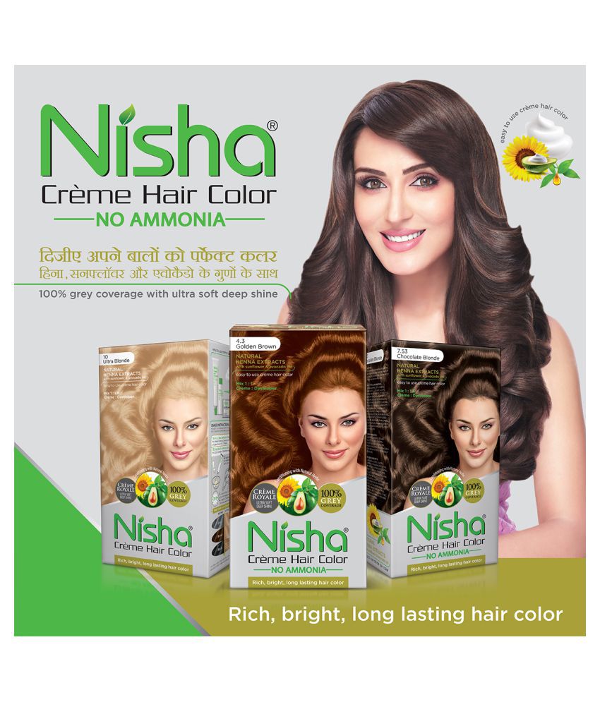 Nisha Cream Hair Color Long Lasting Permanent Hair Color Red Cherry each  pack 60 mL Pack of 2: Buy Nisha Cream Hair Color Long Lasting Permanent Hair  Color Red Cherry each pack