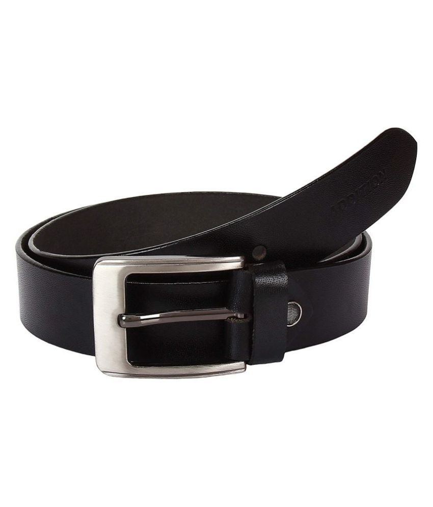 Bold Leather Black Leather Formal Belt: Buy Online at Low Price in ...