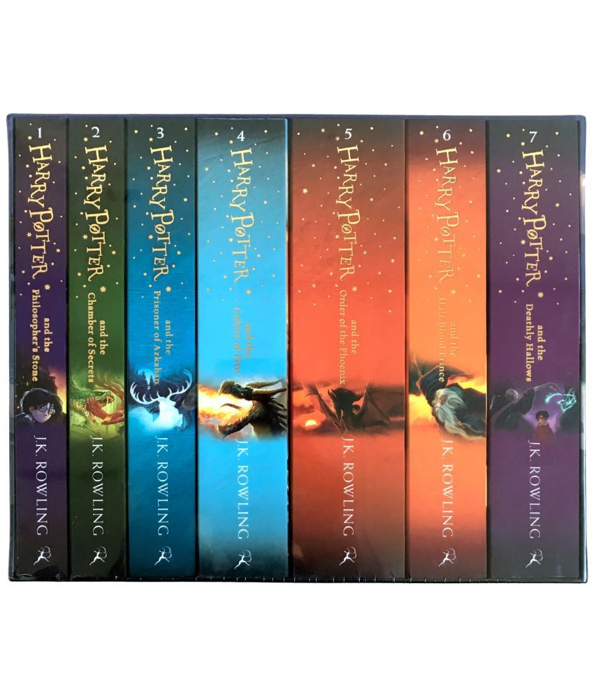     			Harry Potter the Complete Series 1-7 by J.K. Rowling (2013, English, Paperback)