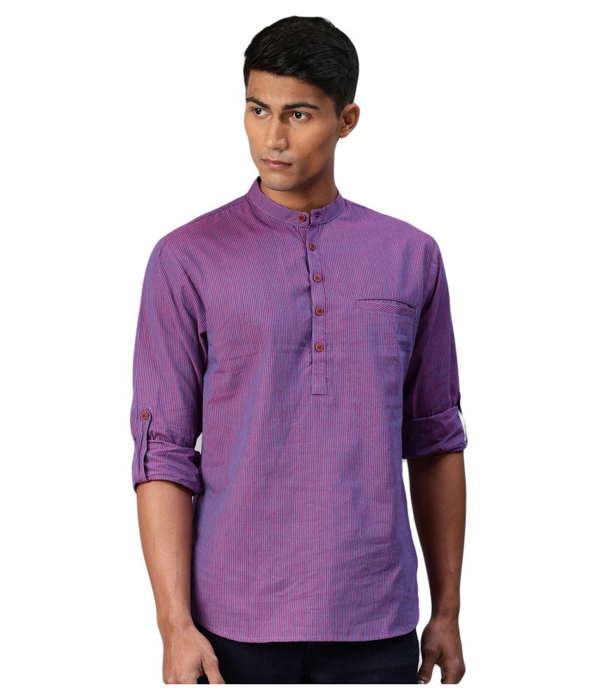 purple kurta shalwar