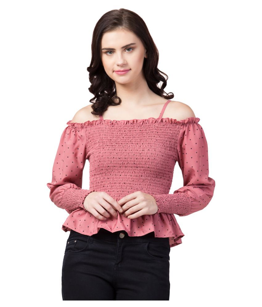 Ziya Fashion Poly Cotton Crop Tops - Pink - Buy Ziya Fashion Poly ...